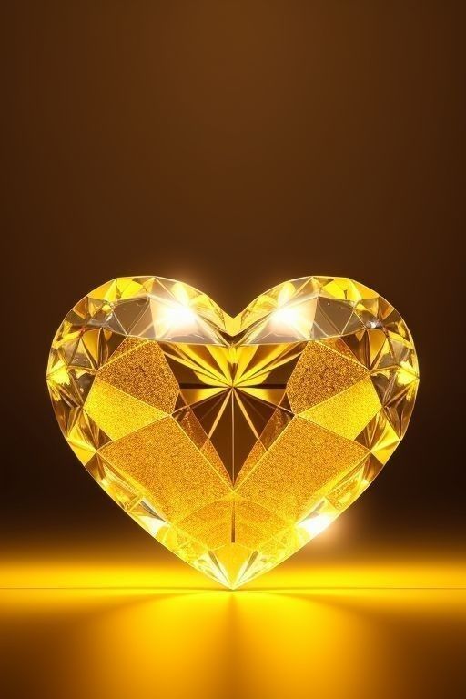Fancy Vivid Yellow Heart Diamond